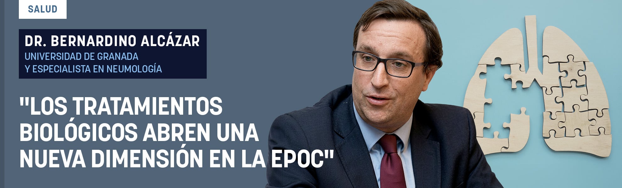 El Dr. Bernardino Alcázar: Los tratamientos biológicos abren una nueva dimensión en la EPOC
