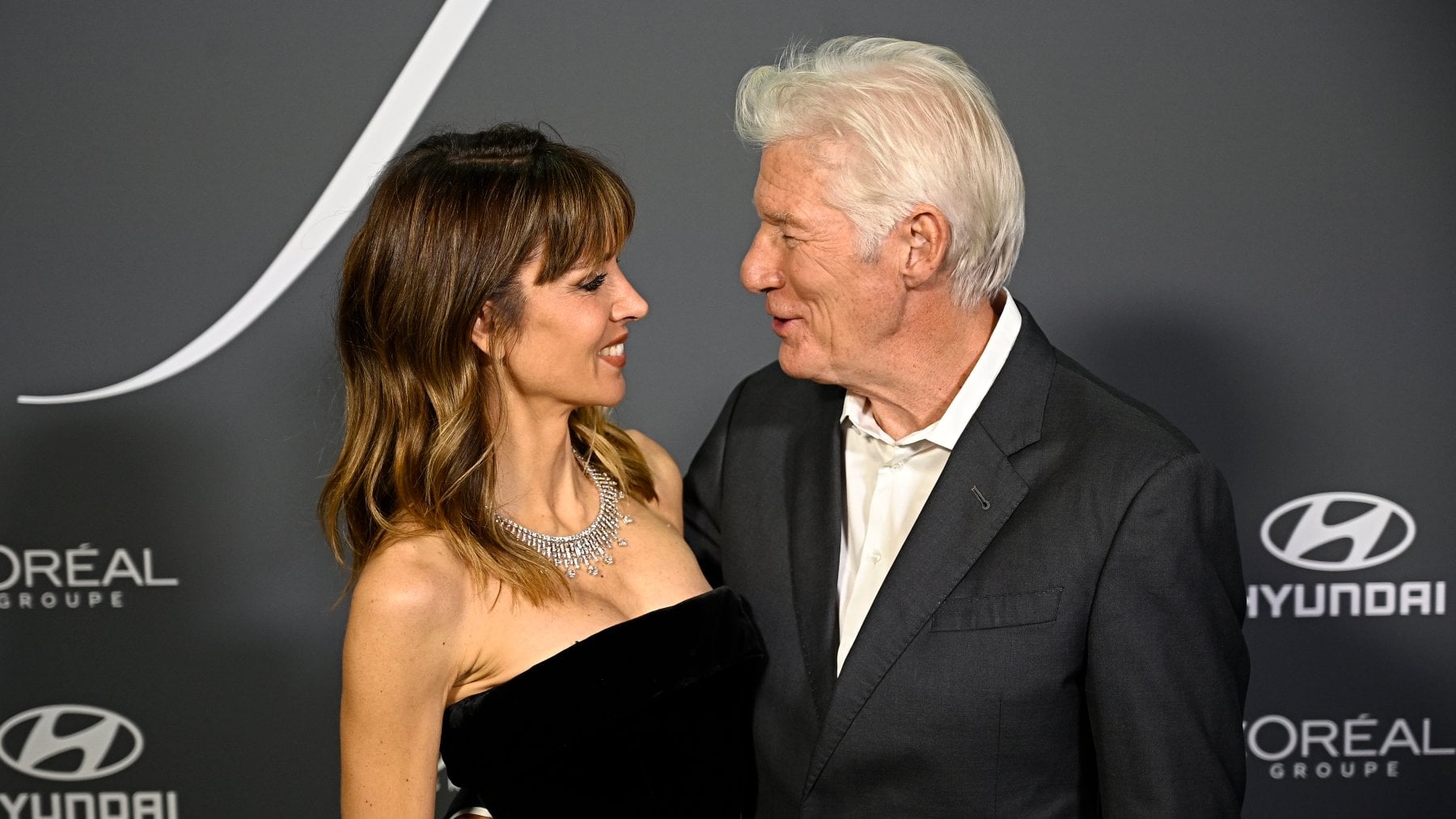 Richard Gere y Alejandra Silva. (Foto: EuropaPress)
