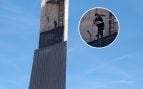 La seguridad de Sánchez apostó un policía en la torre del pueblo de 4.000 habitantes de donde salió abucheado