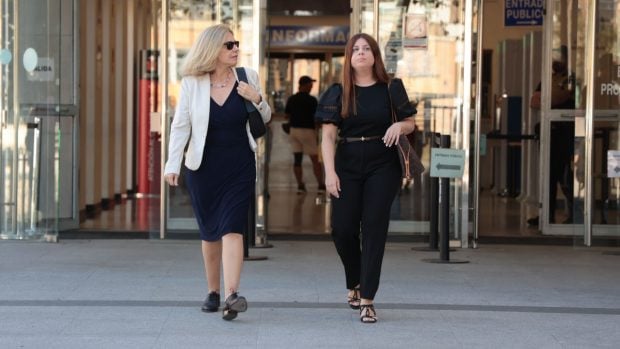 Mónica Medina en los juzgados de Plaza Castilla. (Foto: Europa Press)