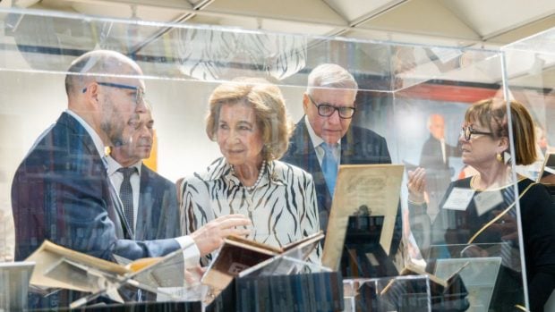 La Reina Sofía en un acto oficial en Nueva Orleans. (Foto: Casa Real)