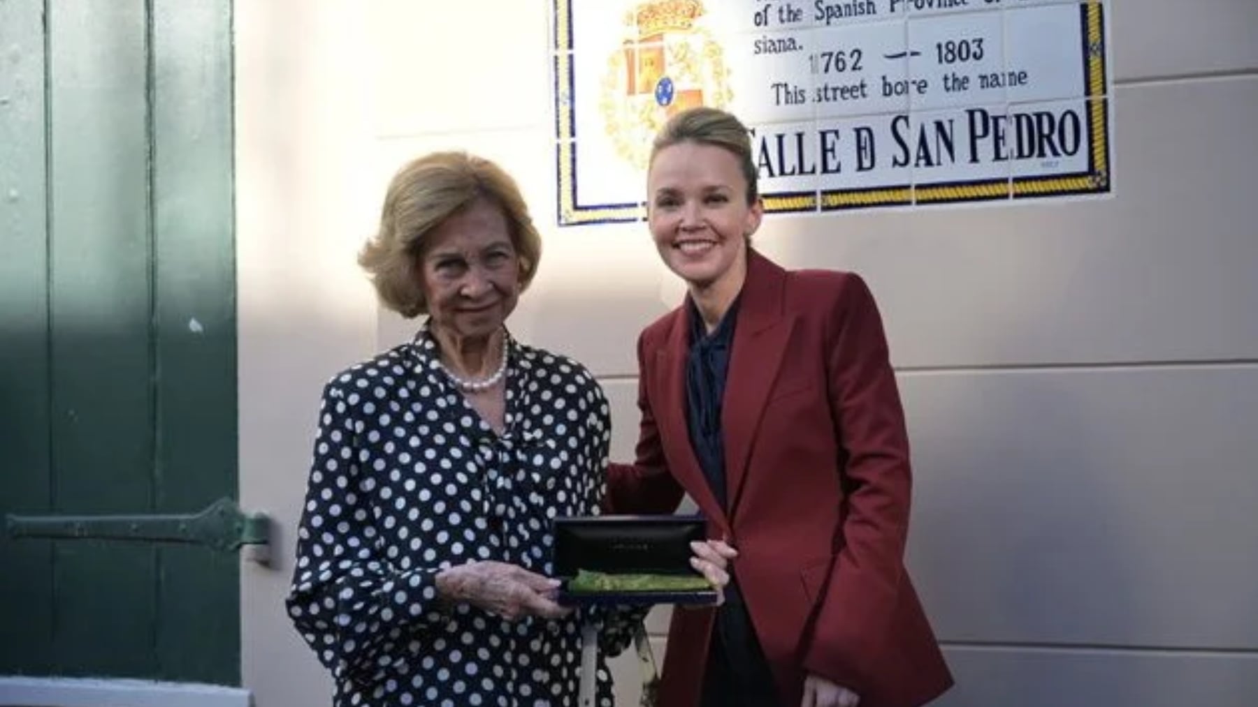 La reina Sofía y la alcaldesa de Nueva Orleans. (Foto: Casa Real)