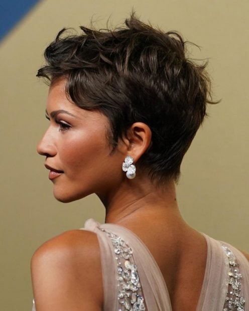 zendaya corte pixie pelo