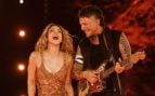 Shakira y Alejandro Sanz cantando