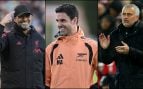 City, Klopp, Arteta, Mourinho