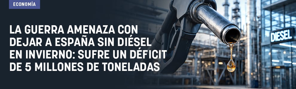 La guerra amenaza con dejar a España sin diésel en invierno: sufre un déficit de 5 millones de toneladas