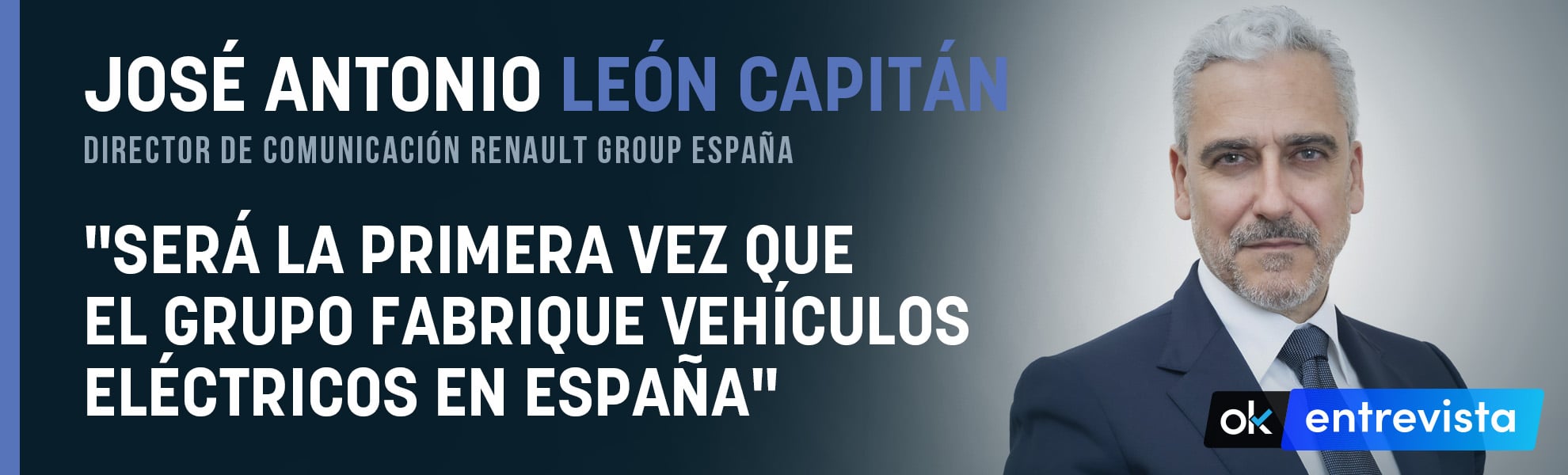 José Antonio León Capitán (Renault): Será la primera vez que el grupo fabrique vehículos eléctricos en España