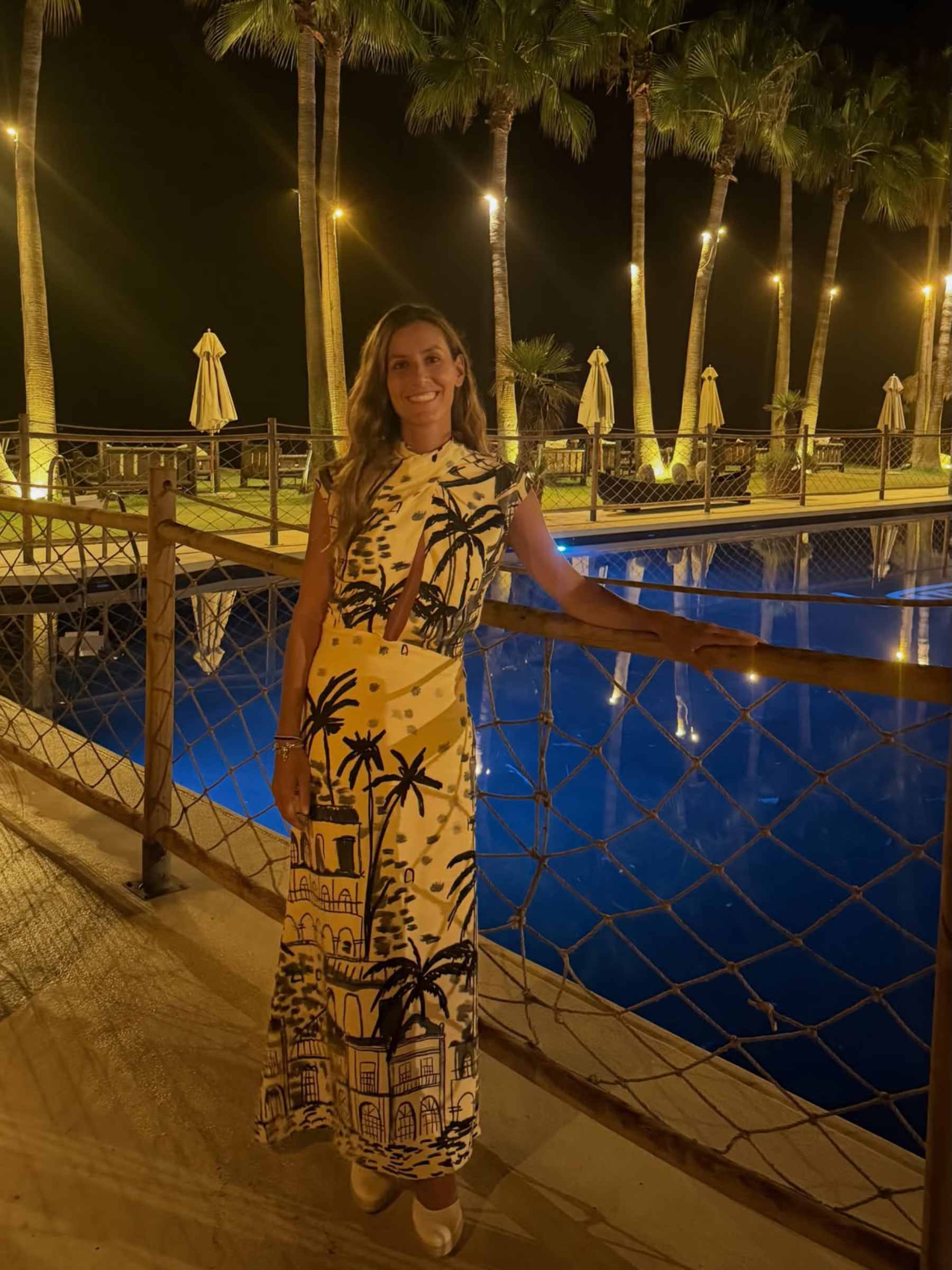 Ana Boyer durante una cena romántica. (Foto: anaboyer)