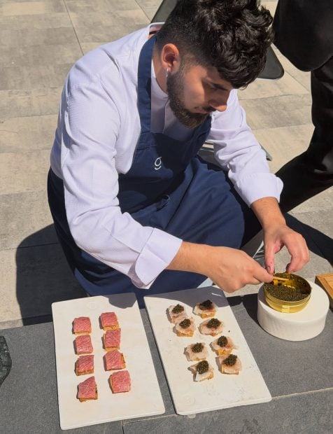 Ugo Chan, Marcos Llorente, sushi