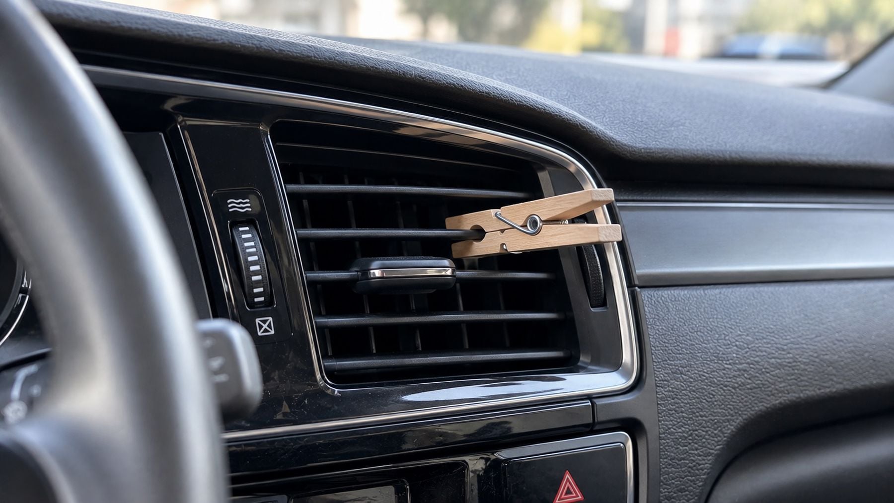 Poner una pinza de madera en la rejilla del aire acondicionado del coche: para qué sirve y por qué recomiendan hacerlo