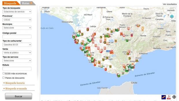 precio gasolina 30 septiembre Andaluc&iacute;a