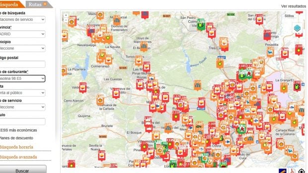 precio gasolina 30 septiembre Madrid