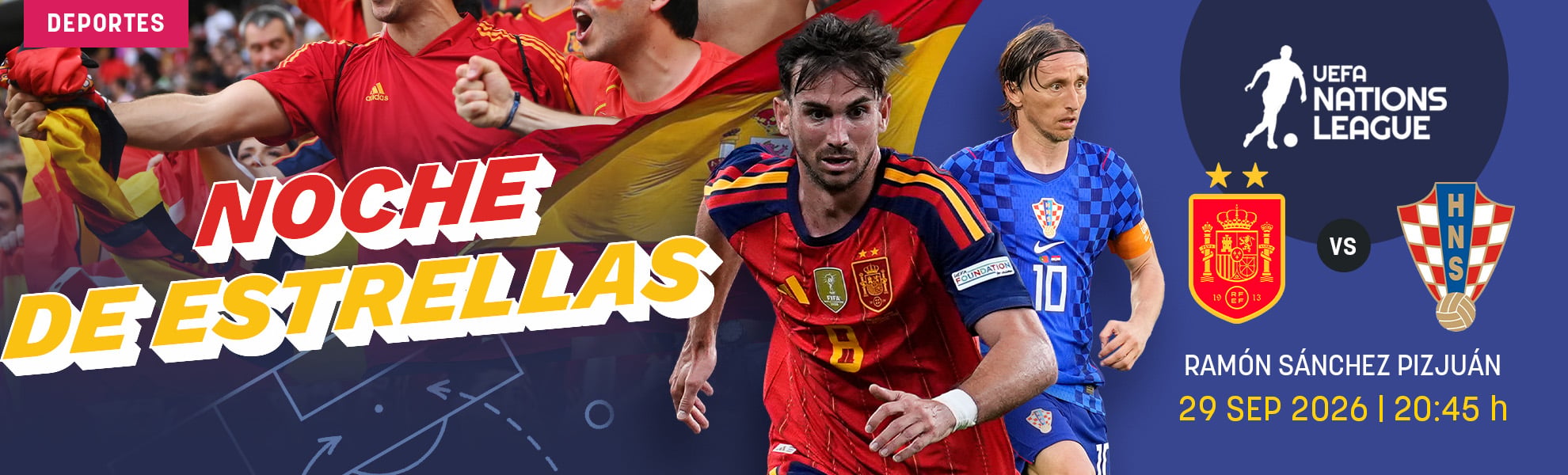 España - Croacia: noche de estrellas en Sevilla