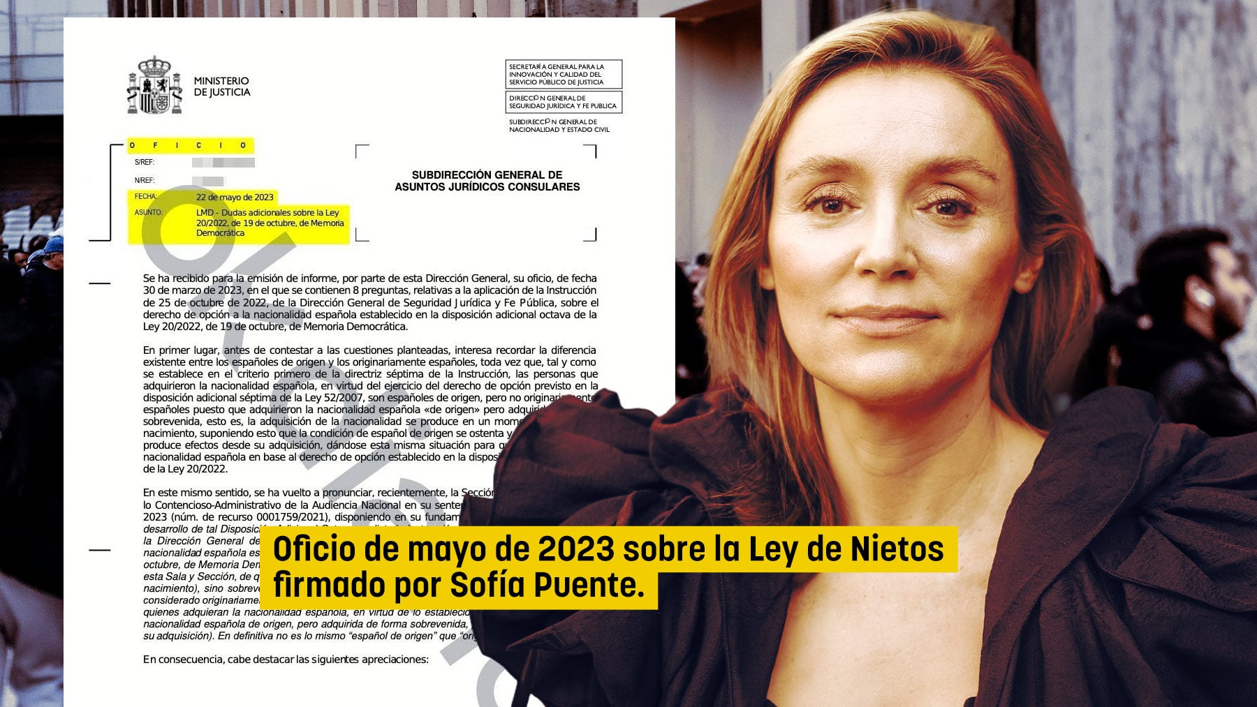 Los diplomáticos denuncian que hubo más instrucciones posteriores a la de Sofía Puente para acelerar las nacionalizaciones masivas