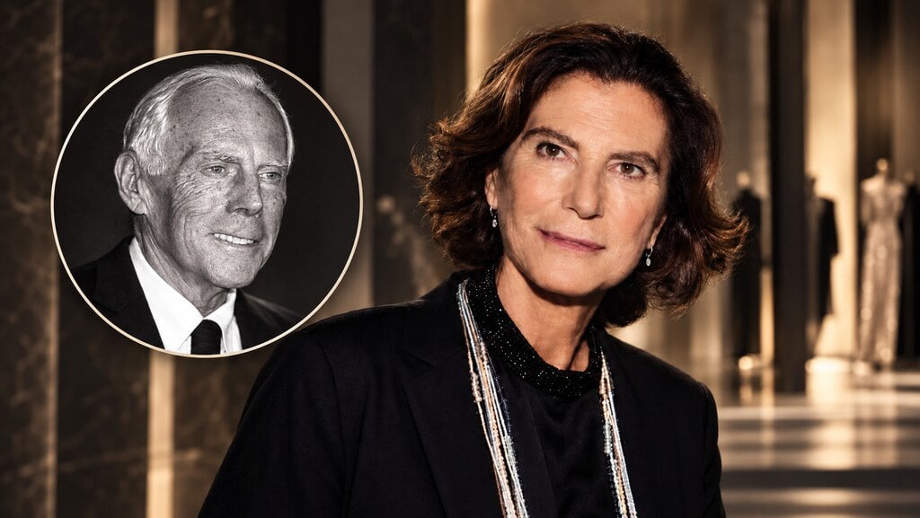 Georgio Armani y su sobrina Silvana. (Foto: IA)
