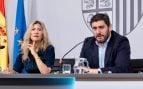 Vox Aragón menas decreto, Mar Vaquero (PP) y Alejandro Nolasco (Vox)