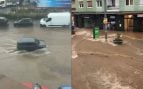 Las lluvias torrenciales desatan el caos en Cataluña y obligan a activar alertas por inundaciones