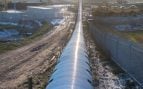 La cinta transportadora que descargaba la tierra de Crossrail en Wallasea Island