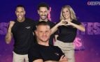 Montaje de imágenes de Yulen Pereira, Arkano, Asraf e Ivana Icardi en Supervivientes All Stars 3 (Mediaset).