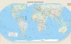 Mapamundi con la proyección Equal Earth