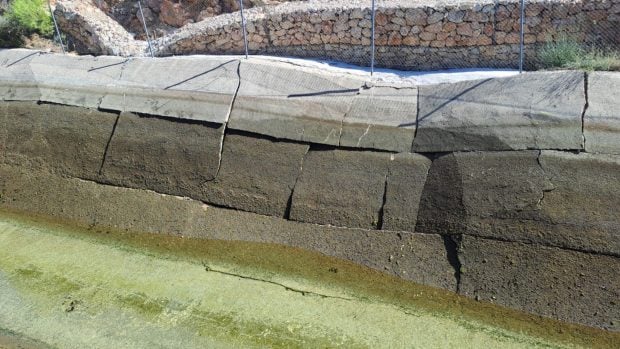 Rotura canal trasvase Tajo-Segura