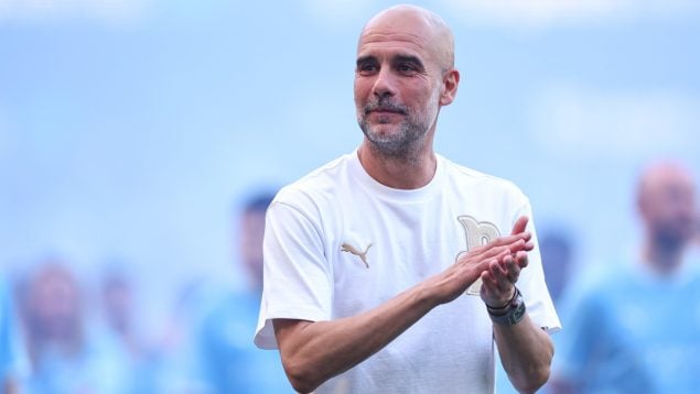 Pep Guardiola üzenete a City szurkolóinak a klub elítélése után: „Itt vagyok, mint még soha”