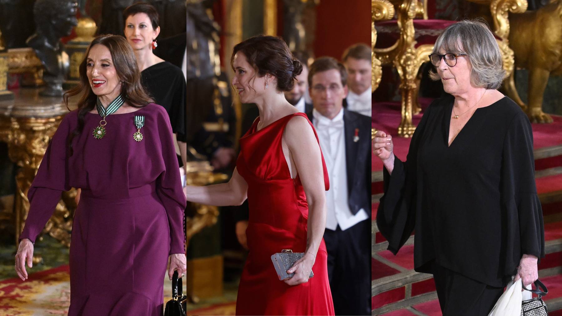 Luz Casal, Isabel Díaz Ayuso y Carmen Maura. (Foto: Europa Press)