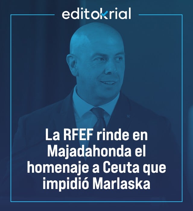 La RFEF rinde en Majadahonda el homenaje a Ceuta que impidió Marlaska