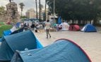 El Ayuntamiento de Palma exige al delegado socialista del Gobierno que desaloje la acampada de la Plaza España