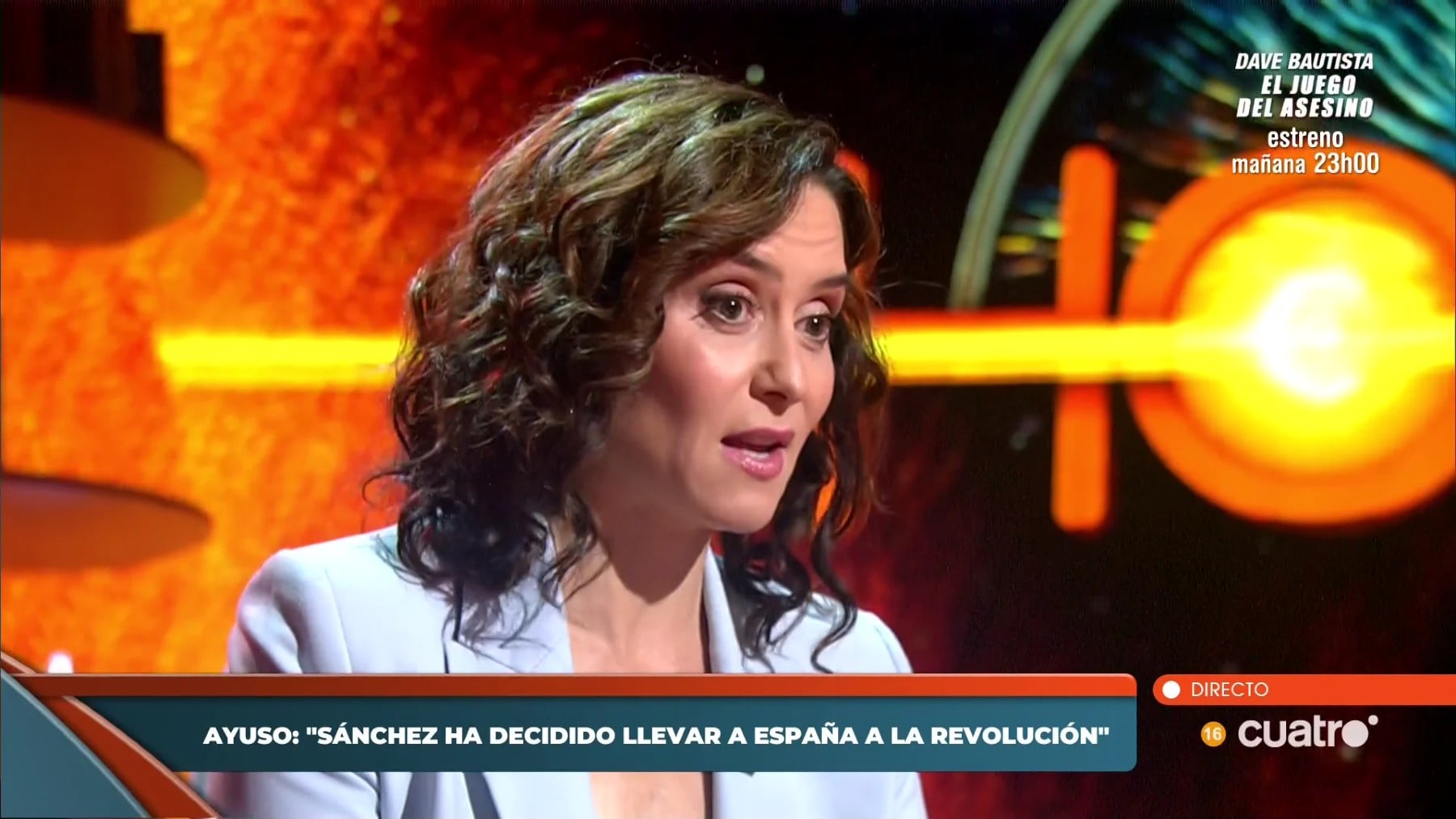 Isabel Díaz Ayuso en ‘Horizonte’ (Cuatro).