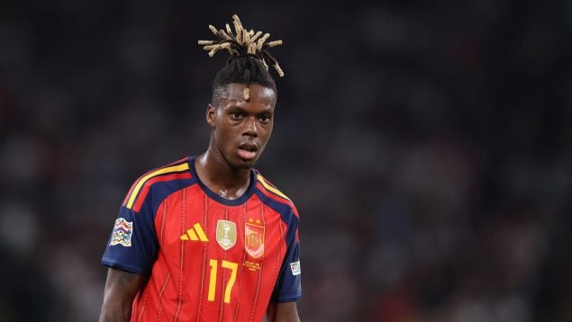 Újabb sérülés a spanyol válogatottnál: Nico Williams elhagyta a keretet