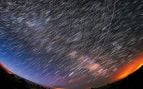 Satélites Starlink cruzando el cielo de Nuevo México