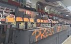 El Rayo denuncia un asalto al estadio de Vallecas y el destrozo del palco: «Es una campaña de acoso»