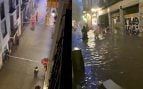 El temporal que azota Bilbao deja 150 incidencias con calles inundadas y carreteras cortadas