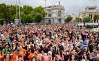 Sumar y Podemos, que gobiernan desde hace 6 años, lideran la marcha por la vivienda en Madrid y llaman a la huelga general