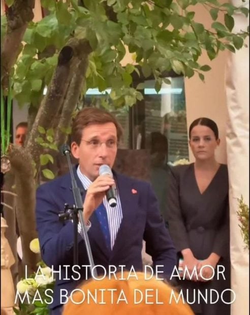 José Luis Martínez-Almeida en la boda de Pepa