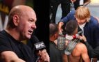 Dana White, Ilia Topuria y Paddy Pimblett