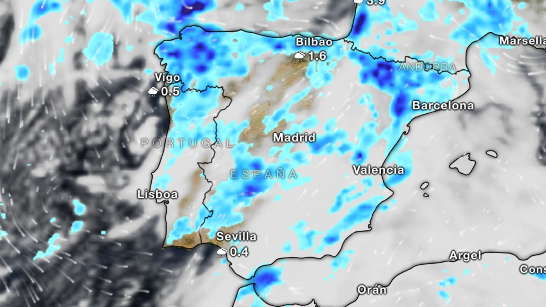 Alerta roja de la AEMET por lluvias y tormentas fuertes en estas comunidades: se aproxima a toda velocidad una DANA que va a dejar más de 220 l/m²