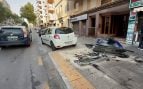 accidente coche Palma marquesina parada autobús