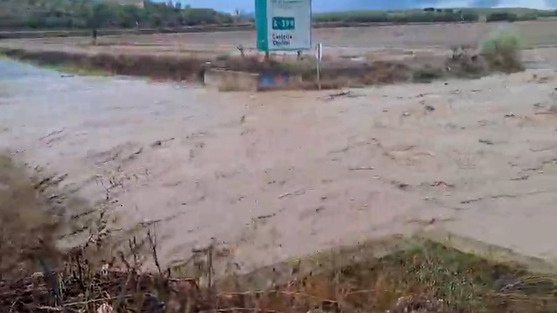 El fuerte temporal en España mantiene a cuatro provincias en aviso naranja por riesgo de desbordamientos e inundaciones