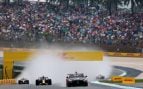 ¿Qué le han hecho a la Fórmula 1? ¡Los nuevos coches se quedan parados cuando hay agua!