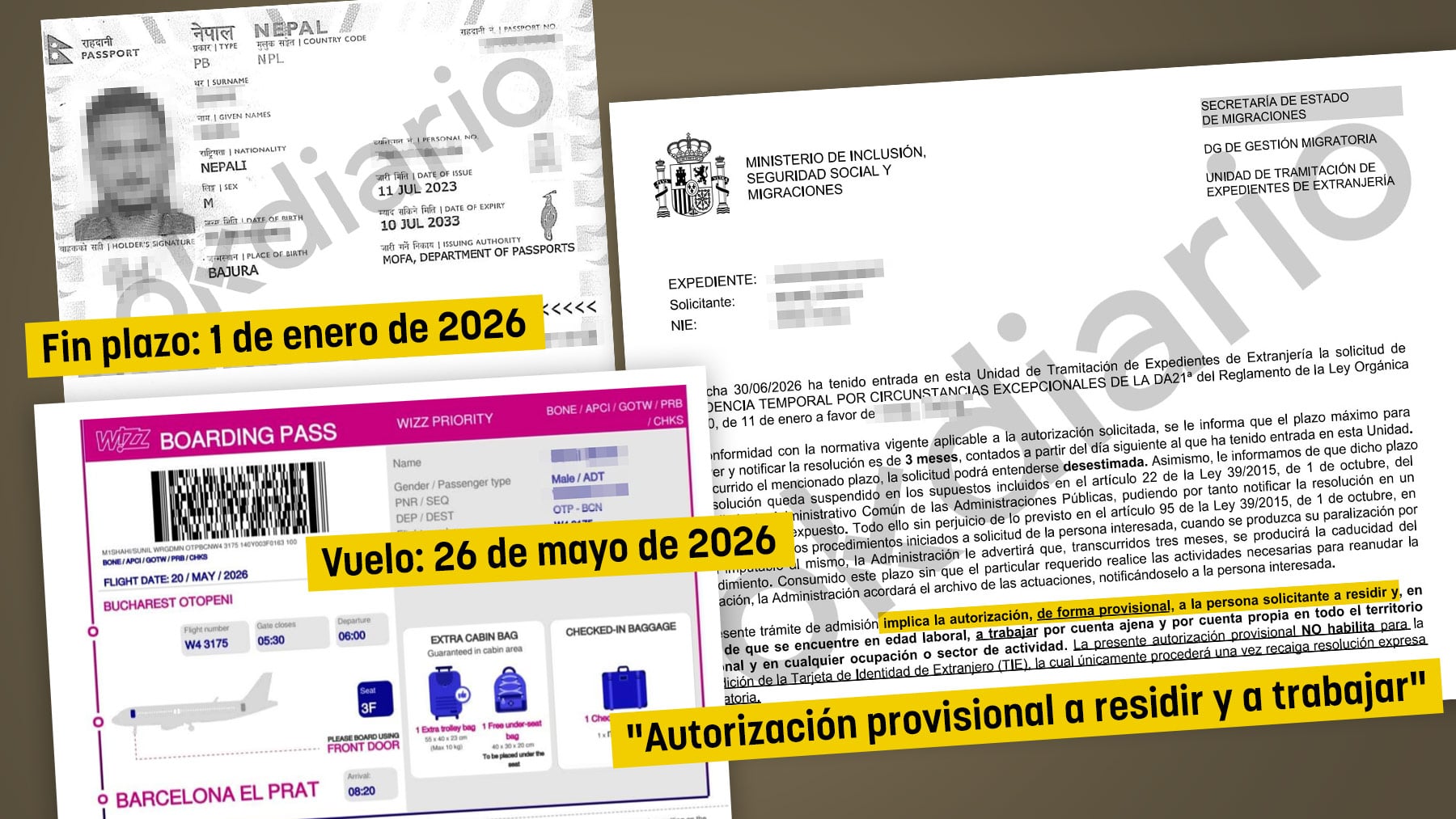 La regularización masiva es un coladero: un nepalí consigue los papeles pese a que llegó a España 5 meses fuera de plazo