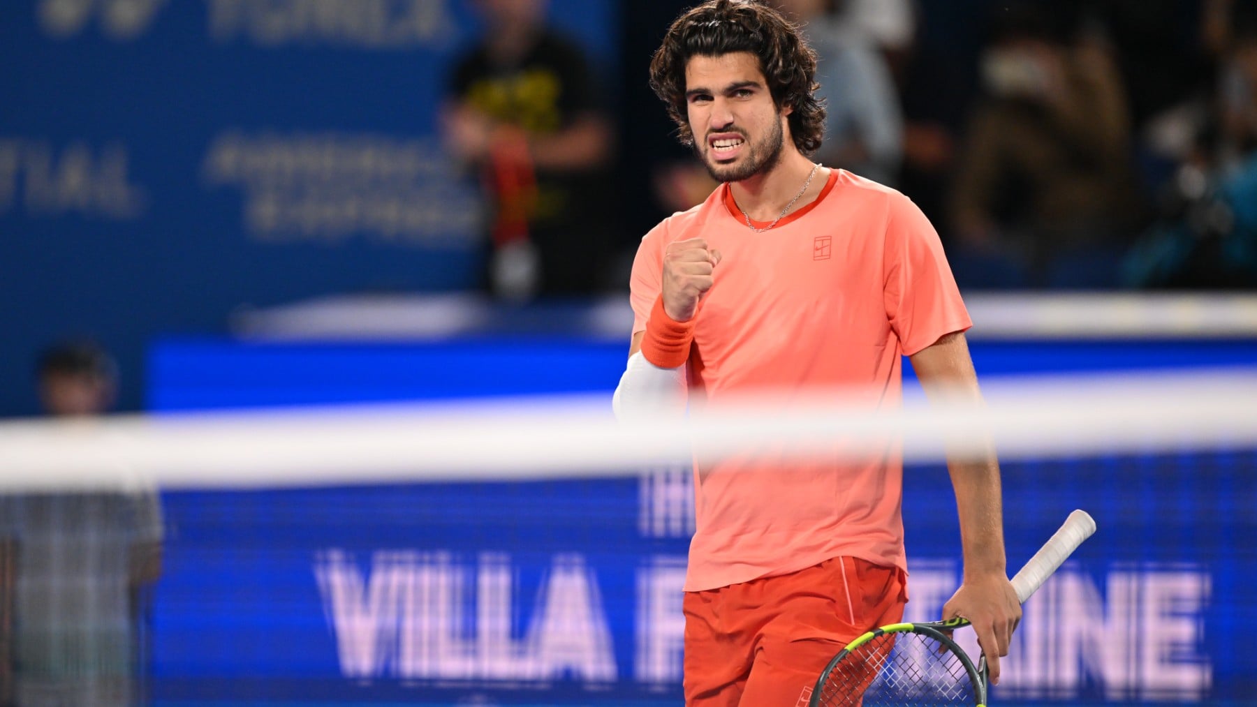 Carlos Alcaraz, en el ATP 500 de Tokio 2026. (Getty)