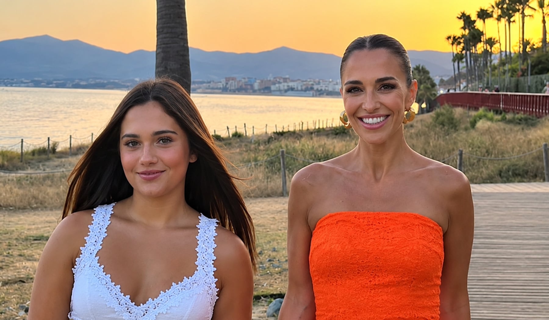 Daniella Bustamante con Paula Echevarría. (Foto: Instagram)