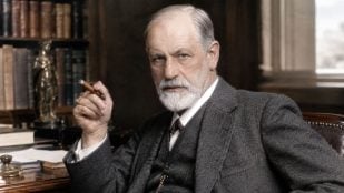 Freud. Imagen generada con IA.