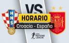 Croacia España horario