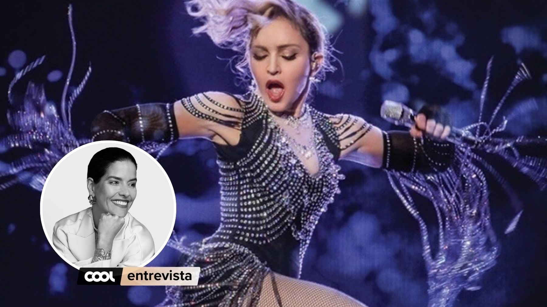 Madonna y Patricia Beurkens, directora creativa de Hunkemöller. (Foto: EP)