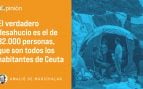 El verdadero desahucio conjunto de 82.000 ceutíes