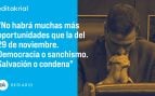29-N: Libertad o sanchismo