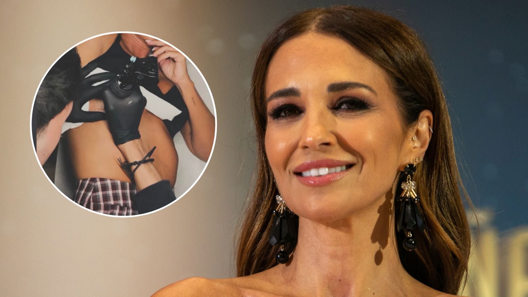 Paula Echevarría se hace un tatuaje en honor a su padre. (Fotos: Europa Press/ Redes Sociales)